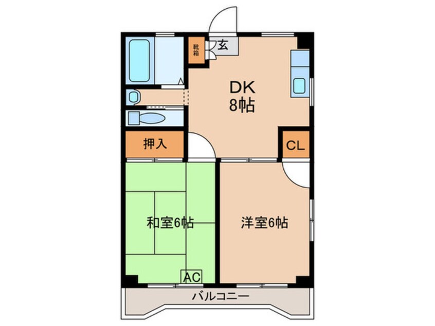 間取図 木口マンション