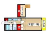 グランシャリオ 1Kの間取り