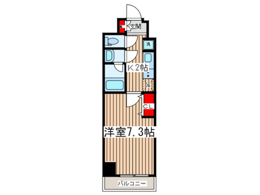 間取図 リビオメゾン両国ノース