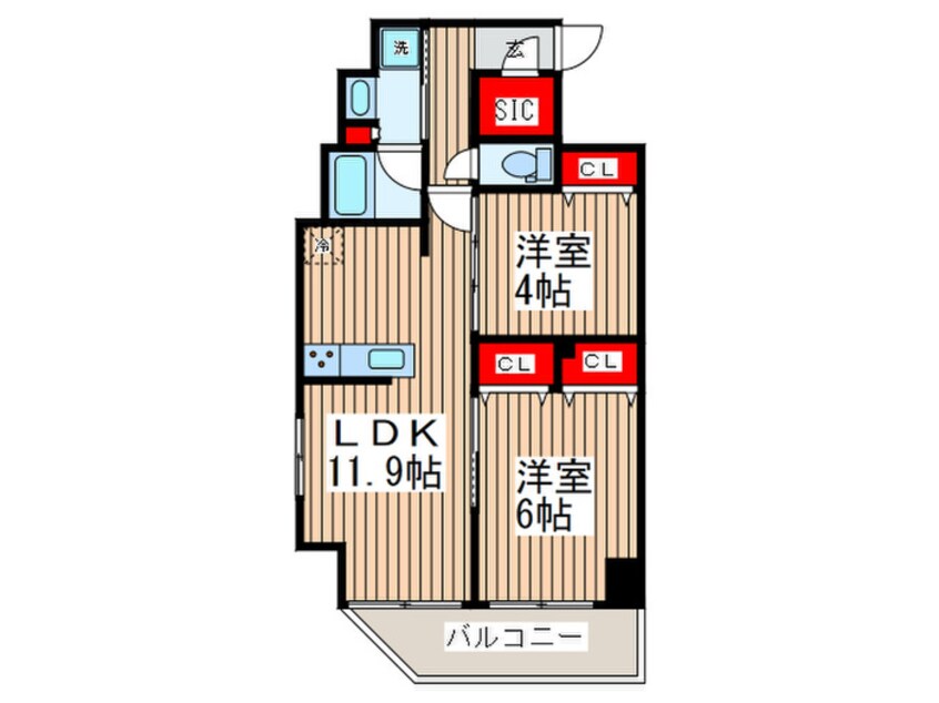 間取図 リビオメゾン両国ノース