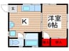 ハイムたなかＡ 1Kの間取り