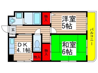 間取図 ピュアハイツ長洲