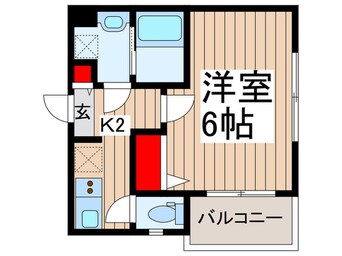 間取図 仮)MELDIA武里Ⅲ