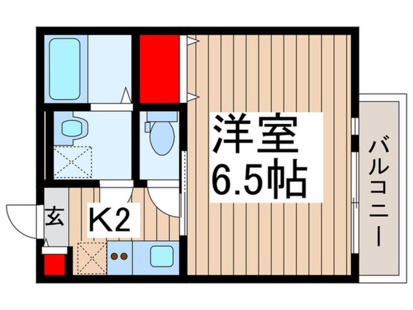 間取図 仮)MELDIA武里Ⅲ