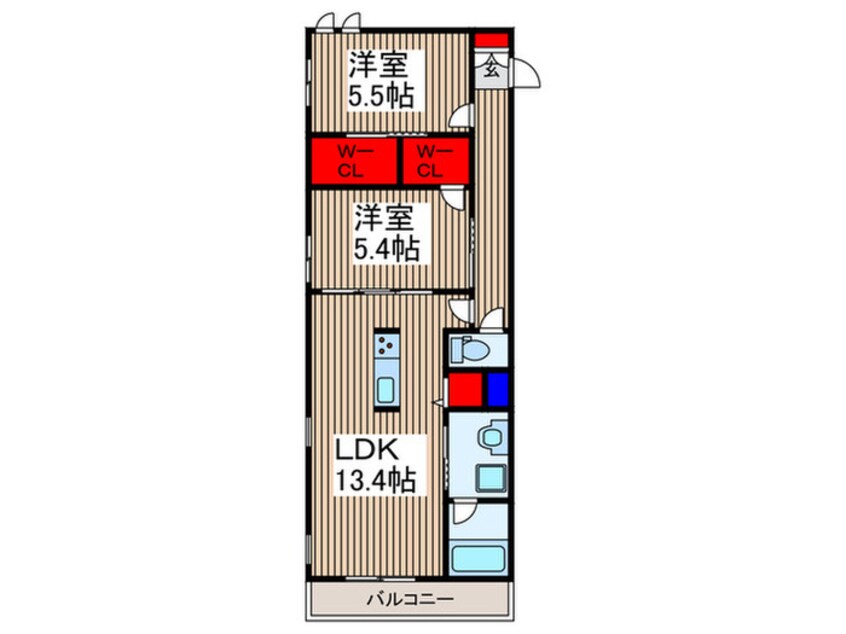 間取図 メゾン・フォンターナ