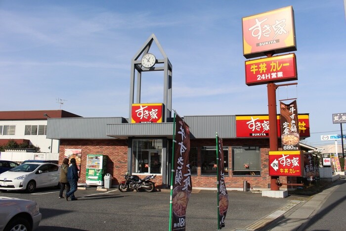すき家(ファストフード)まで619m スカイグランデ