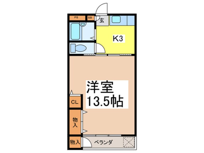 間取図 松銀マンション