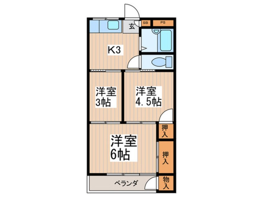 間取図 松銀マンション