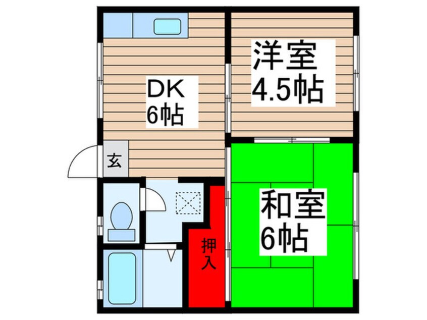 間取図 セレンディピティ津田沼