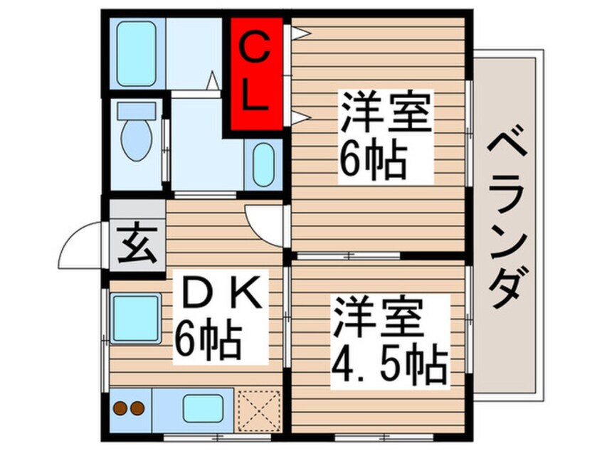 間取図 柏パ－クハイムＡＢ