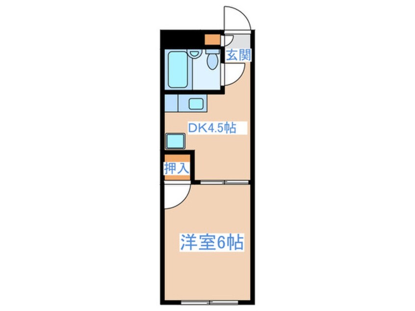 間取図 サンハイツ子安