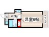 レジデンス仲村 1Kの間取り