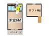 ハイムレインボーＣ 1Kの間取り