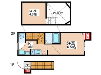 間取図 リヴァートカルム桜堤