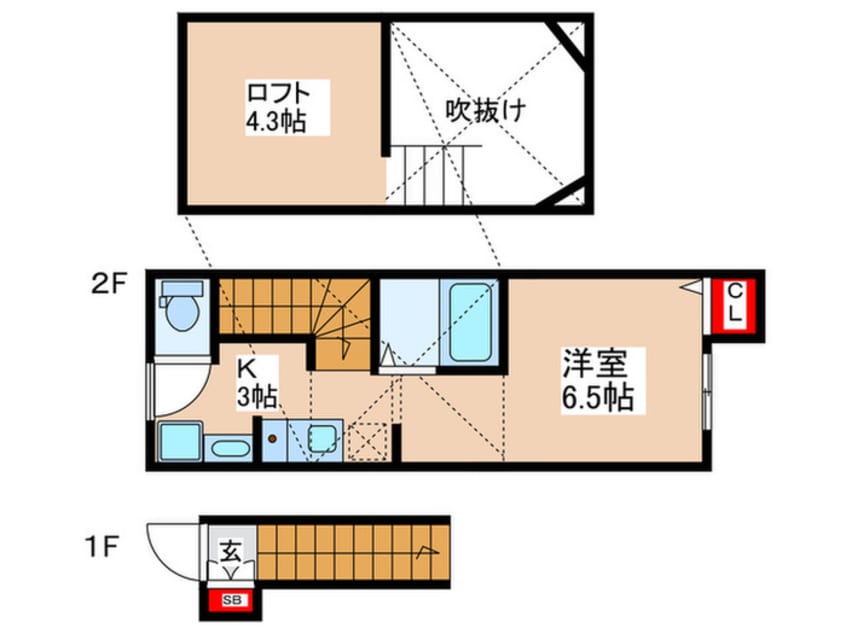 間取図 リヴァートカルム桜堤