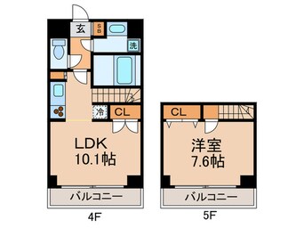 間取図 ラフィネ築地