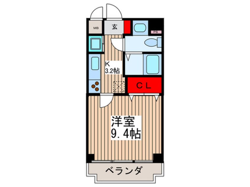 間取図 ラフィネ築地