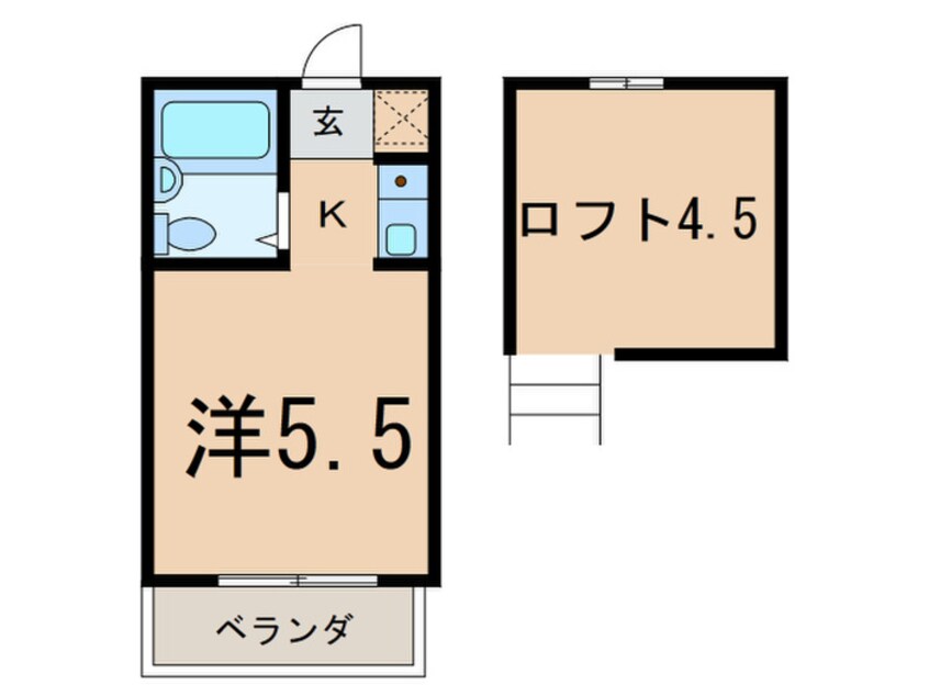 間取図 ハッピーパレス越野