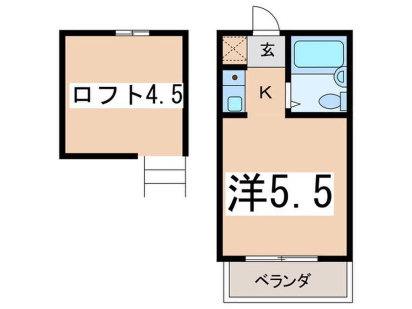 間取図 ハッピーパレス越野