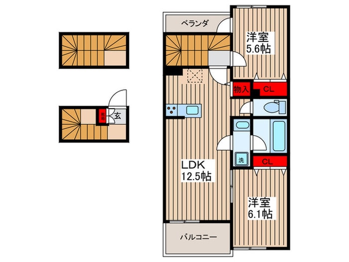 間取り図 シエルブルー亀戸