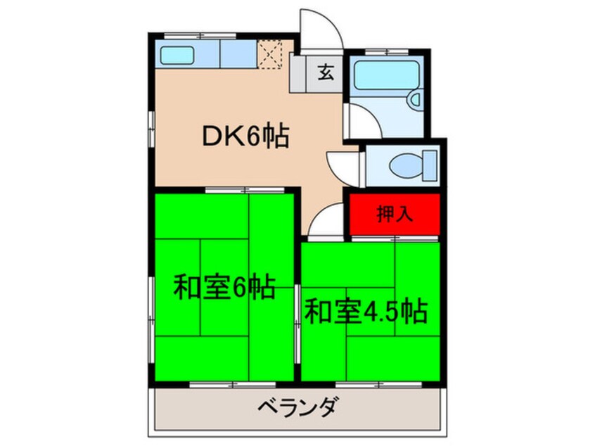 間取図 石井コーポ