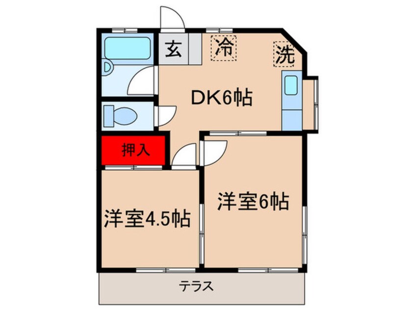 間取図 石井コーポ