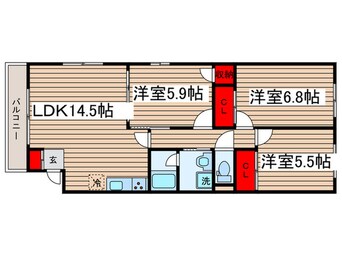 間取図 ルネスシーナ