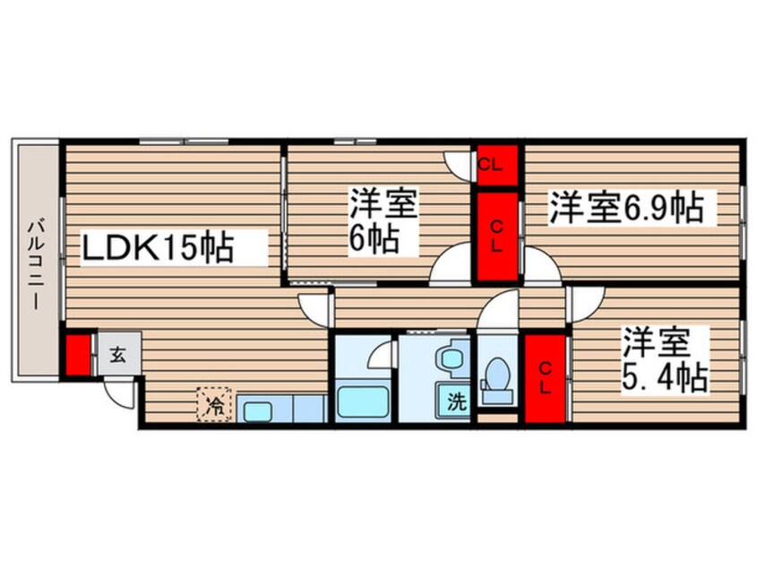 間取図 ルネスシーナ