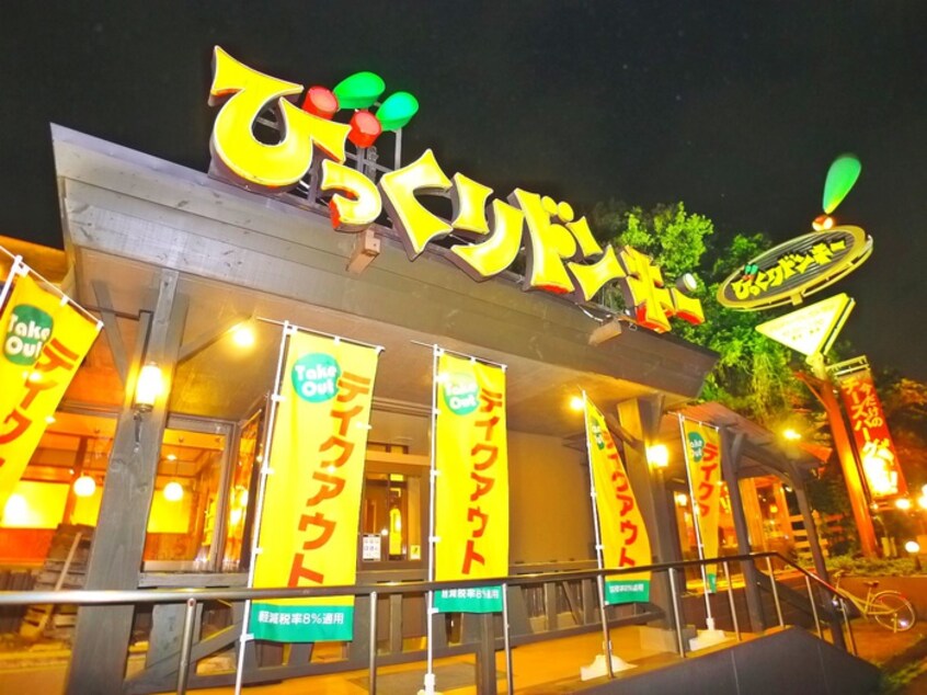 びっくりドンキー(その他飲食（ファミレスなど）)まで384m ルネスシーナ