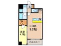 ユーノ新宿柏木の間取図