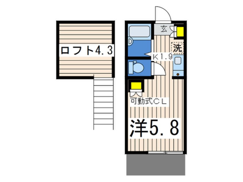 間取図 コンフォールＫ