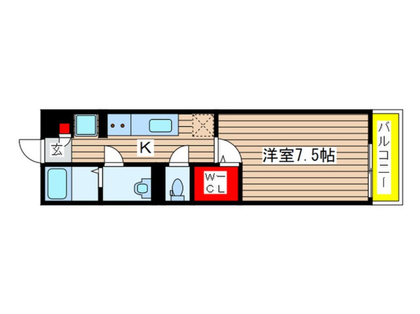 間取図 グレイス千葉中央Ⅱ