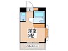 河本マンション 1Rの間取り