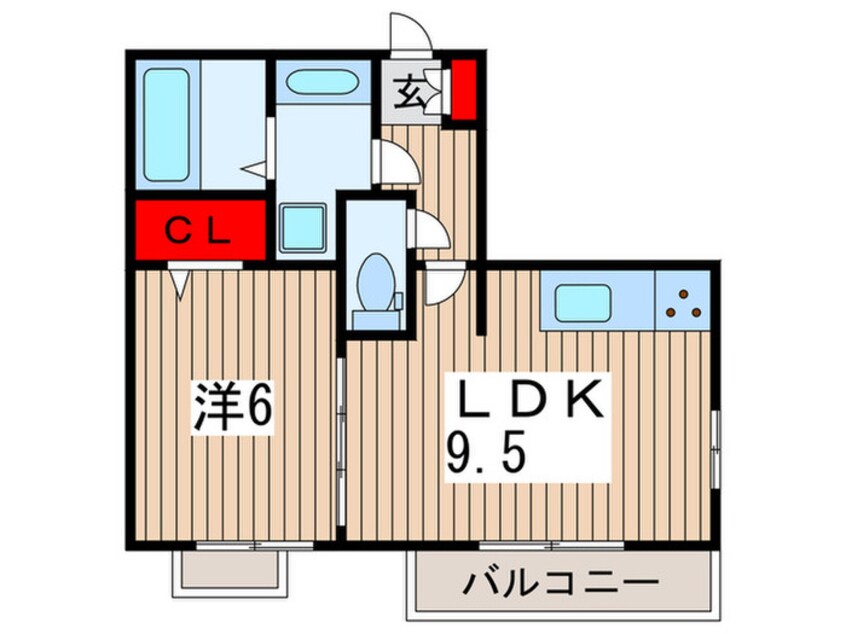 間取図 カーサフルヤマ