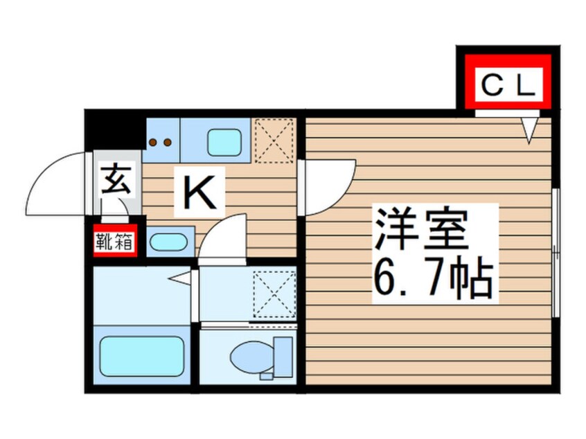 間取図 メゾン　ド　プランド－ル