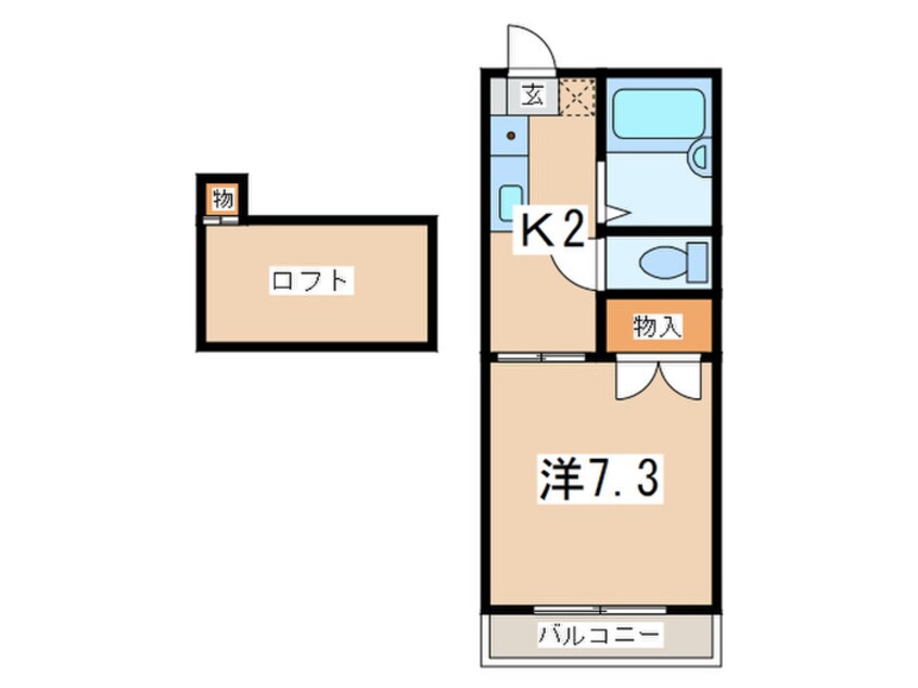 間取図 スカイライト大野Ⅱ