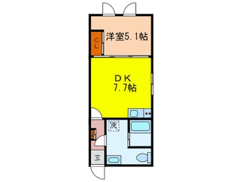 間取図 アレーロ西早稲田