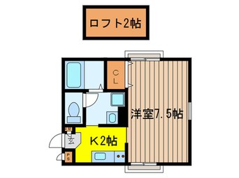 間取図 シャルム上北沢