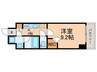KDXレジデンス豊洲 1Kの間取り