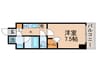 KDXレジデンス豊洲 1Kの間取り