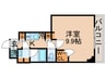 KDXレジデンス豊洲 1Kの間取り