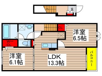 間取図 ジェルメしいの木