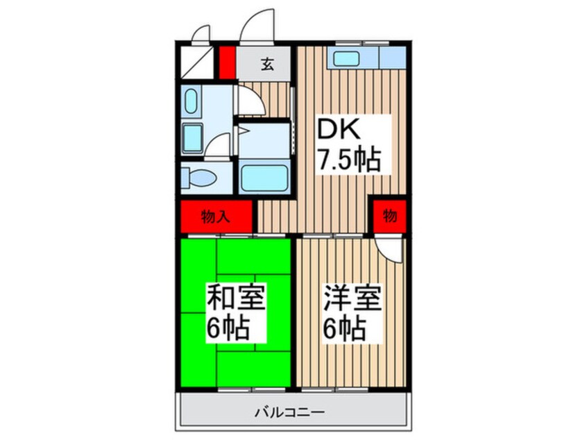 間取図 リファインドマンション　Ｋ
