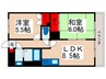 アーバンス・Ｋ 2LDKの間取り