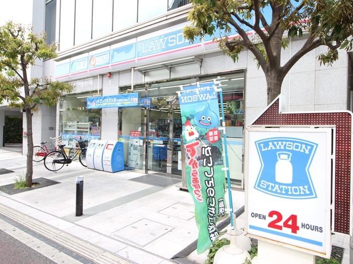 ローソン白金高輪駅前店(コンビニ)まで355m CONTEL　SHIROGANE