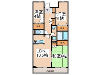 間取図 アンビエンス相模大野