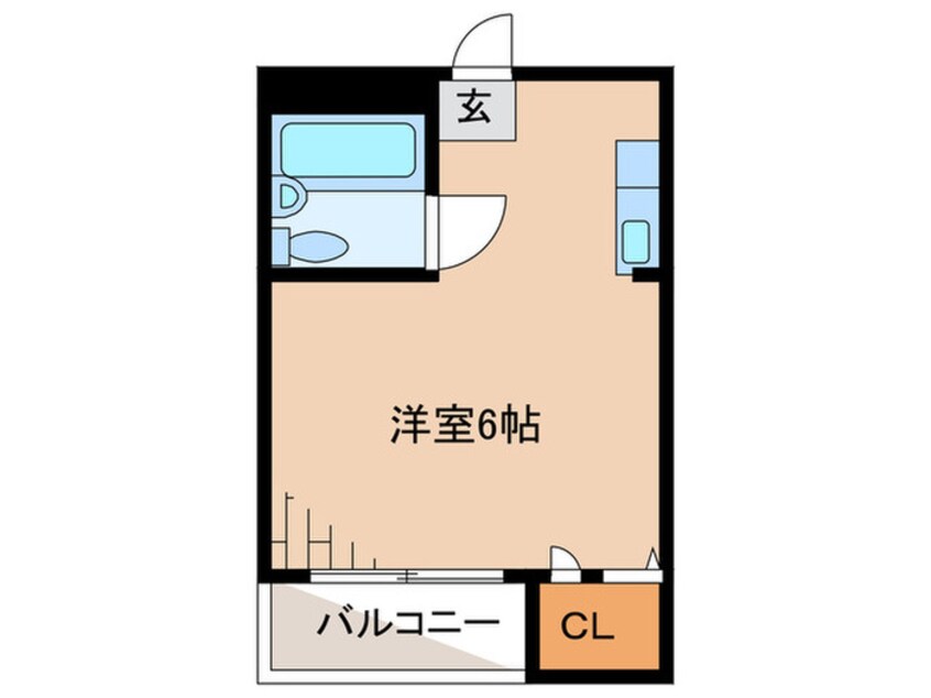 間取図 ダイアパレス浜松町（502）