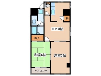 間取図 サンライズ松の郷