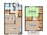 エ－デルハイム 3DKの間取り