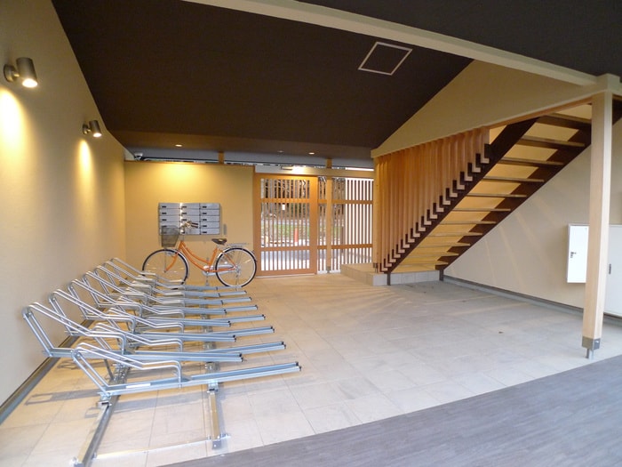 駐輪場 杜のアパートセカンド